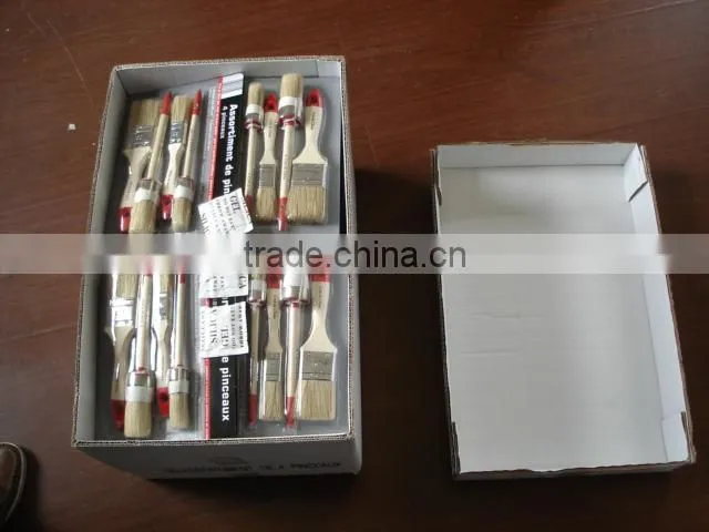 4pcs Wooden Handle Paint Brush Set