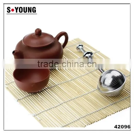 42099 high quality silicone wire mesh filter tea ball,ss tea infuser tea strainer