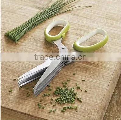 Kitchen craft multi-blade scissors with 5 blades