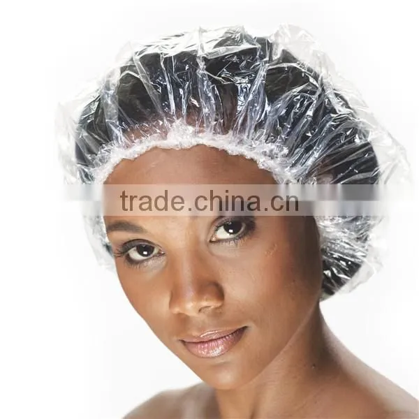 Spa Salon Disposable Waterproof Clear shower caps