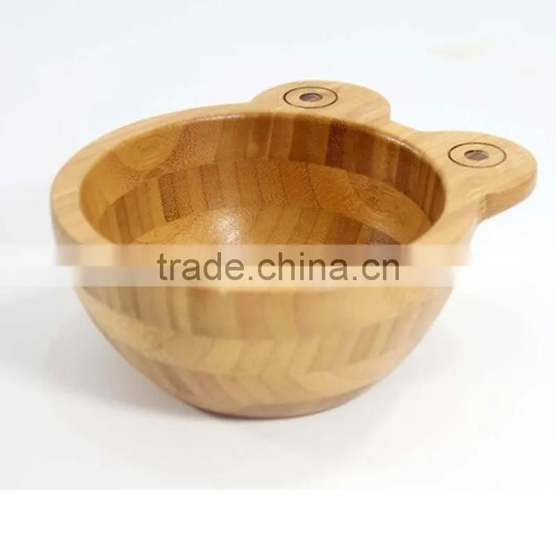 Latest design superior quality baby bamboo bowl