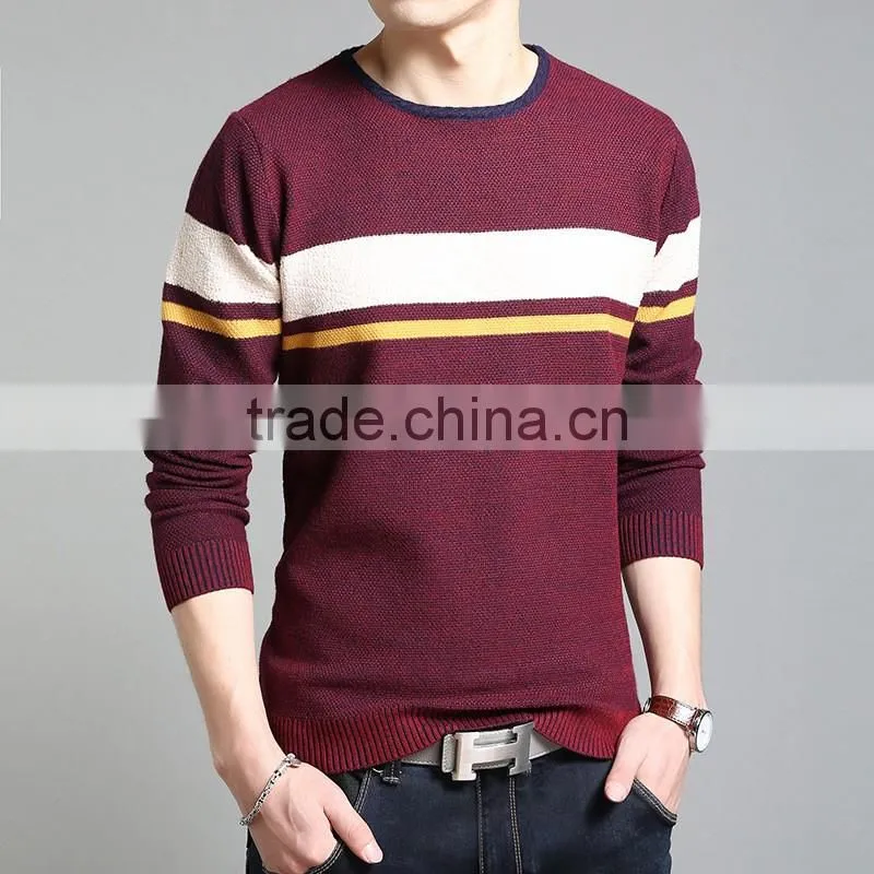 Fashion pullover woollen sweater cashmere/wool sweater for man