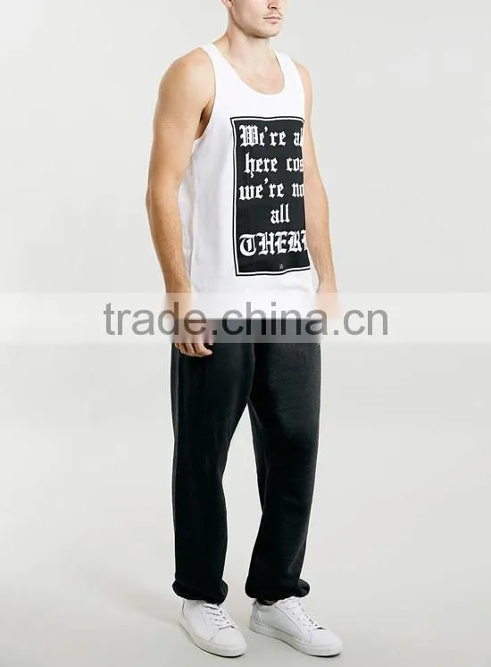 Wholesale Hot Selling Screen Print Bulk White Tank Tops
