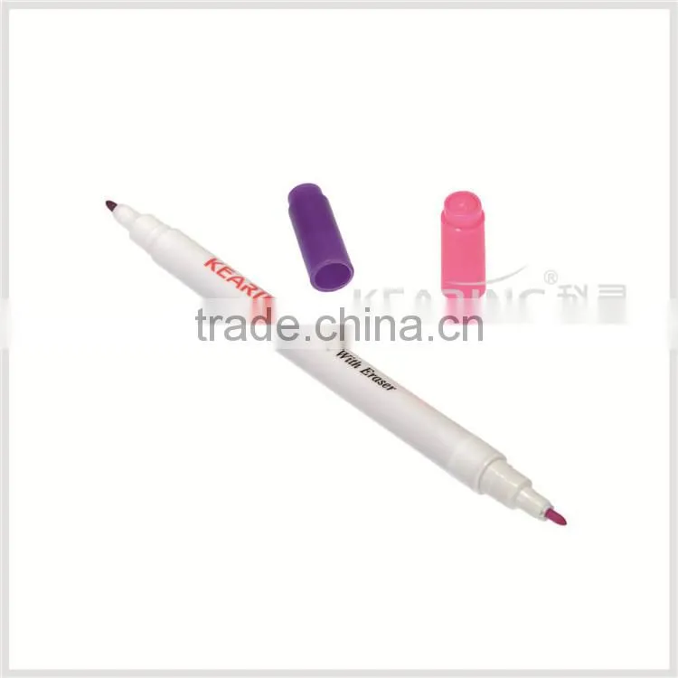 Kearing Fabric Marker Pen White Color Water Erasable Pens Easily Removed by Water for Short Time Marking # WW10