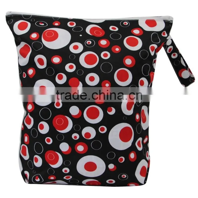 New Arrival Double-Laminated Multipurpose Wetbag Reusable Baby Diaper Nappy Bag