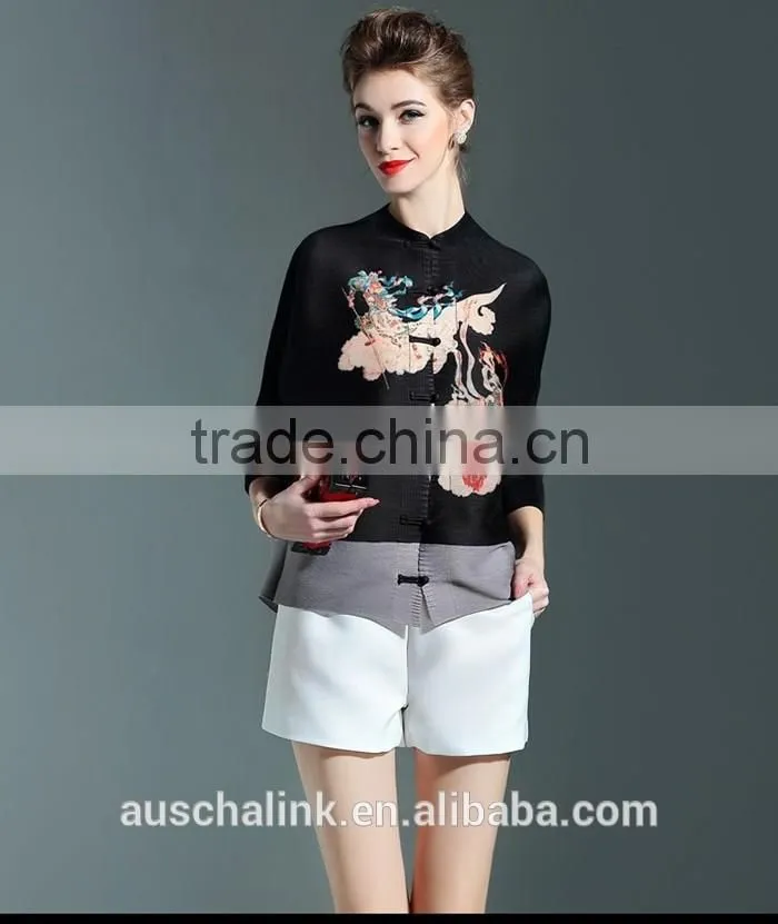 newest chinese stylish popular sexy ladies loose top factory price