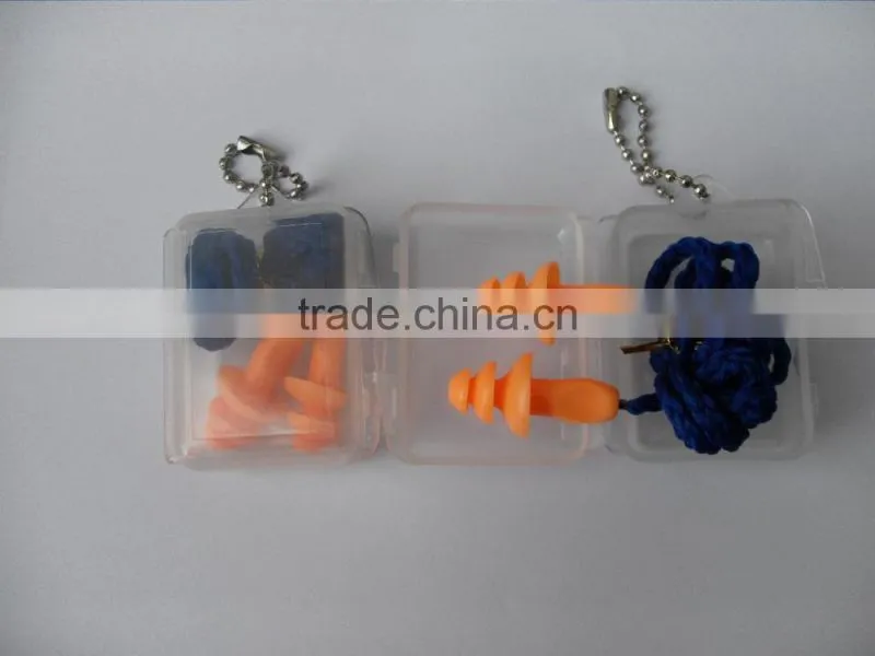 PU hearing protection,eco-friendly PU earplugs, earplug with keychain