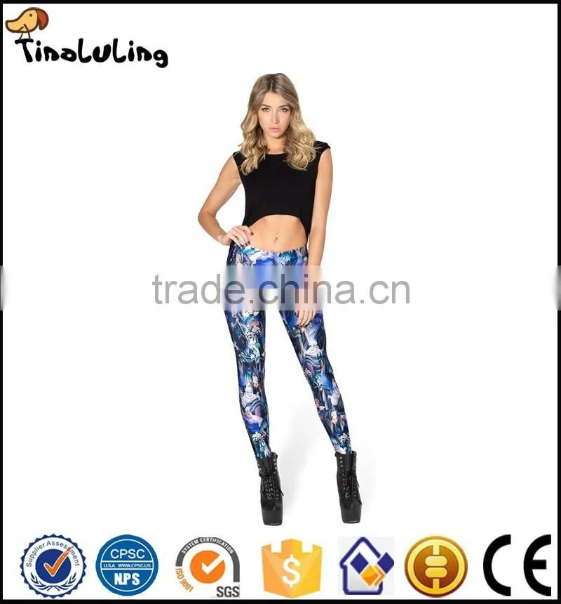 Wholesale 2017 New Fashion Hot Women Girls Sexy Ladies tight cat printed leggings