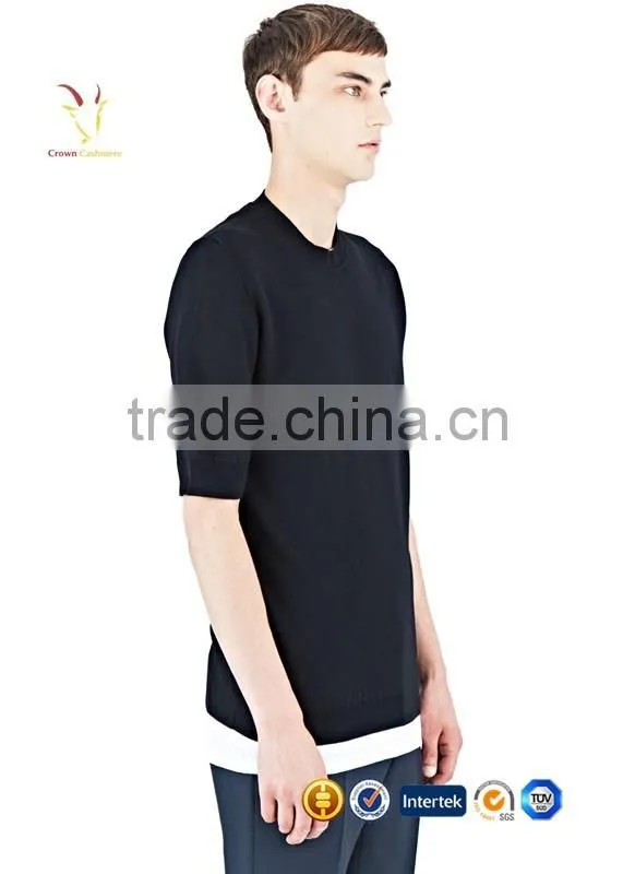 Round Neck Winter Sweater Mens Cashmere Sweater