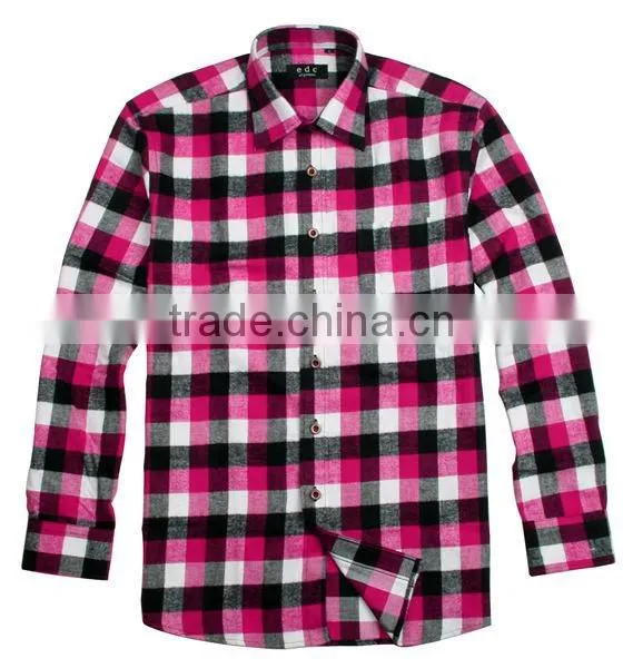 different types long sleeves flannel shirts for men
