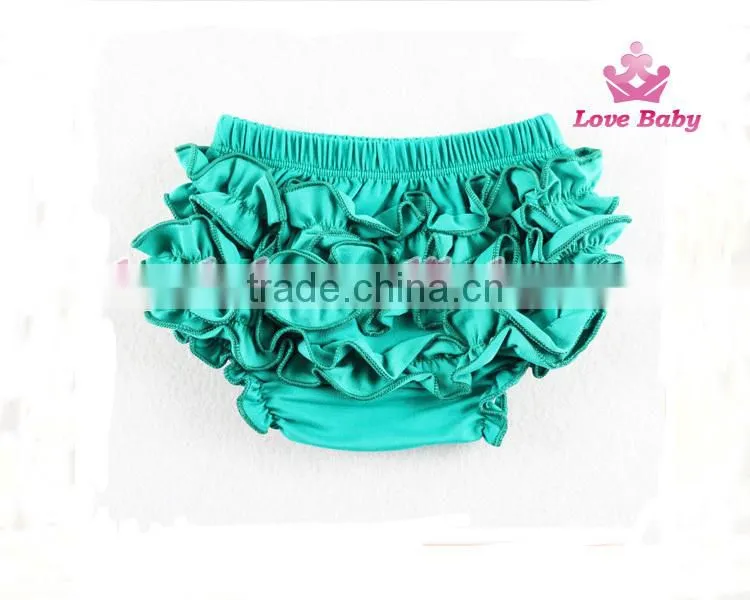 OEM Factory Cotton Baby Bloomer Ruffle Shorts Wholesale Kids Underwear