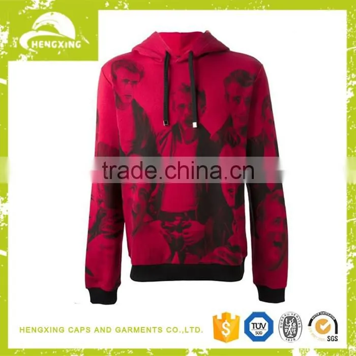 high quality fashion style mens embroidery cotton polyester pullover custom made hoodies
