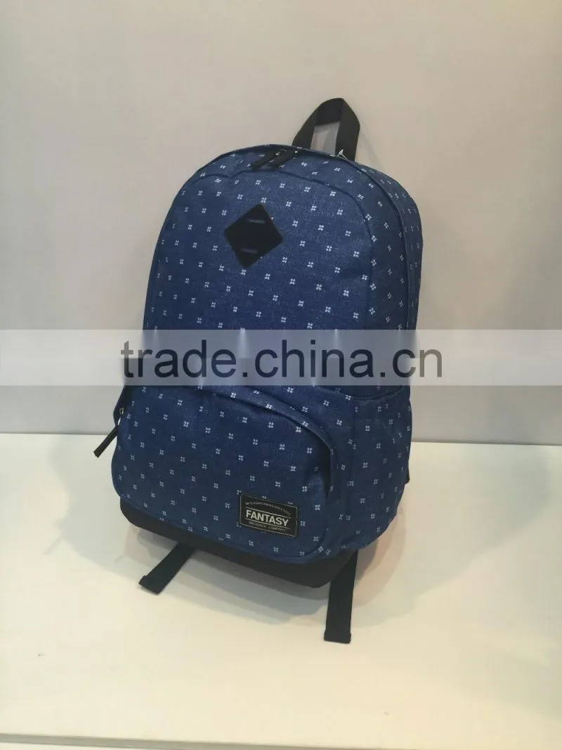 2017 hot sales wholesales custom fashion high school backpack