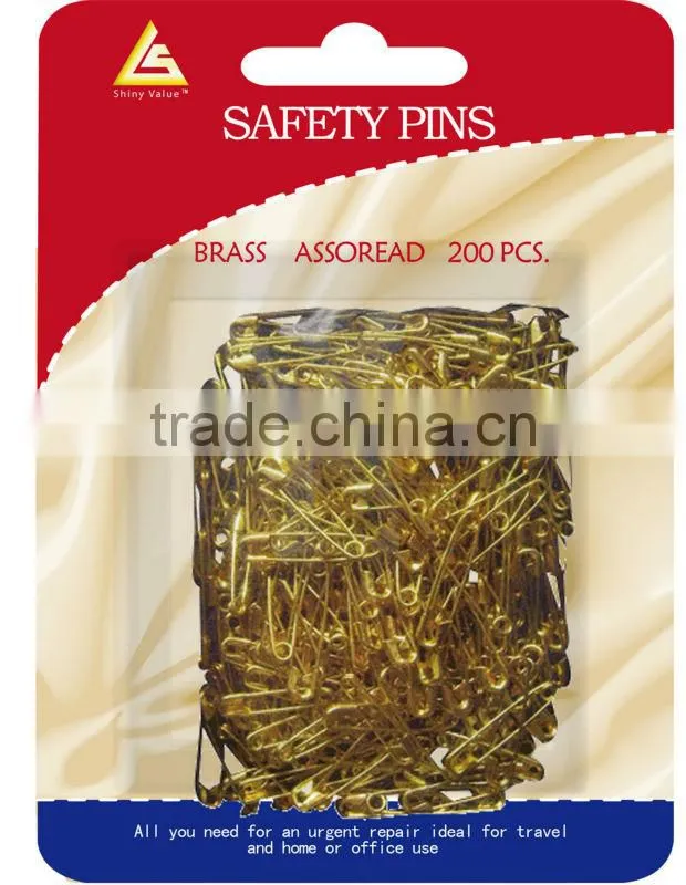 2014 new pack Fashion safety pin World Market