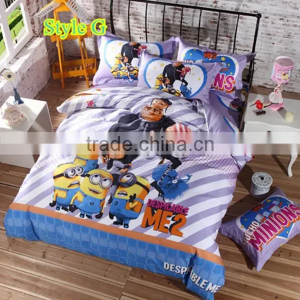 Big hero 6 bedding set 100% Cotton duvets wholesale cartoon design bedding sets