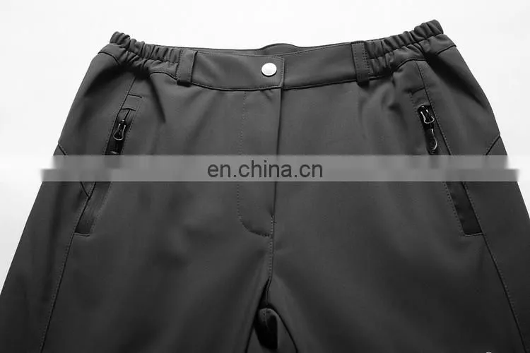 Women Winter Outdoor polyester Bonded Micro Fleece Softshell Trousers