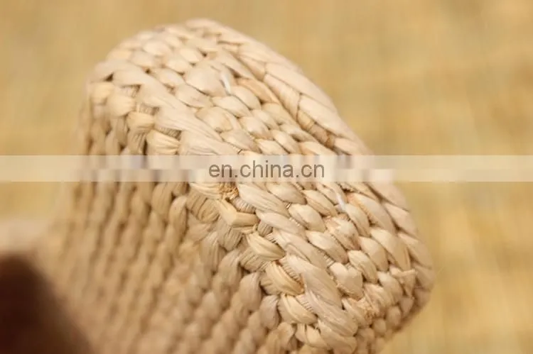 Wholesale straw sandals fashion slipper straw shoes 2016