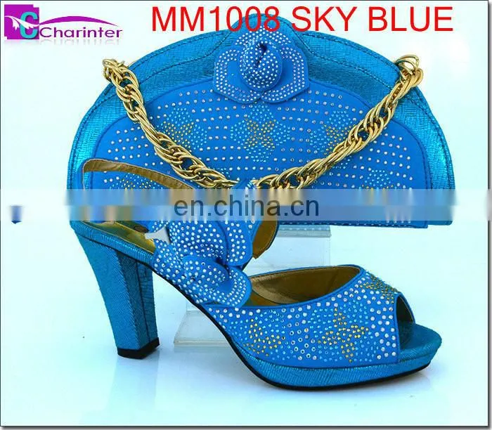 shoes and matching clutch bag women high heel shoes MM1008