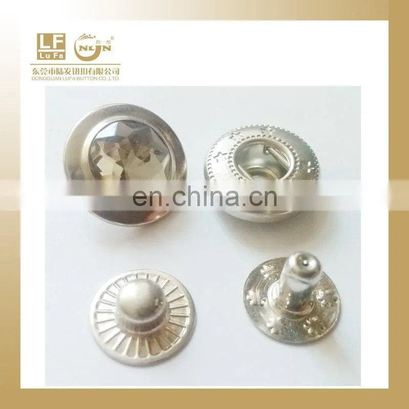10MM LOGO lased snap fastener for garment