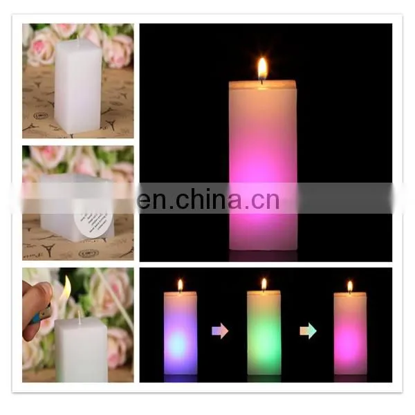 new product led candles with real flame for christmas decoration