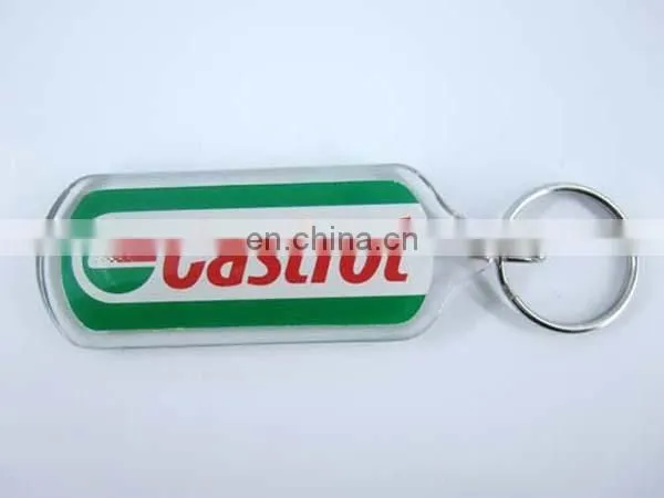 Custom logo surfboard shaped Acrylic keychain