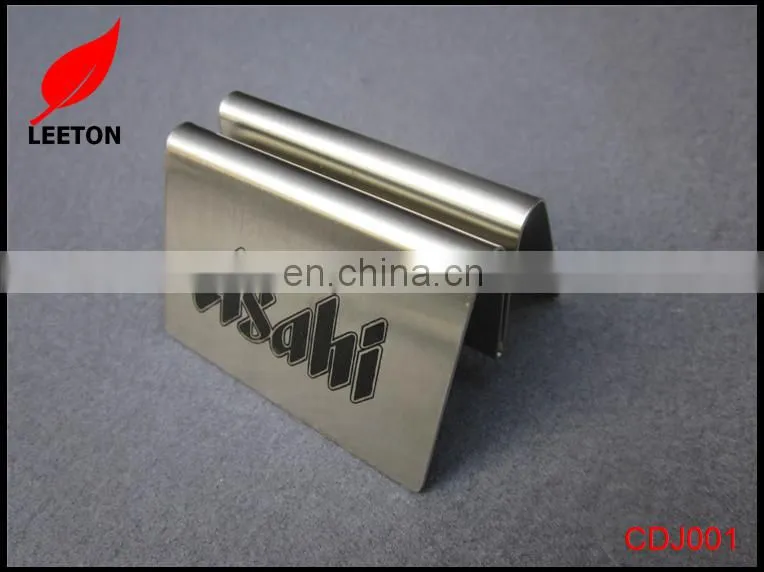 Factory custom stainless steel menu holder