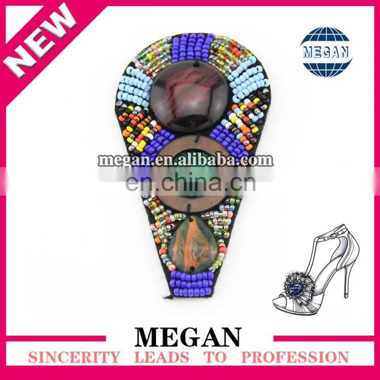 fashionable hot sale ribbon shoes flower