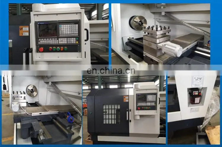CK6180 Manufacturer automated 3 jaw chuck 2m cnc lathe machine