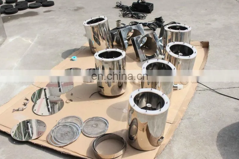 Jumping laminar jet water fountain