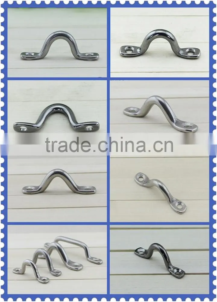 Stainless Steel Rigging Hardware / Marine Hardware Diamond Pad Eye