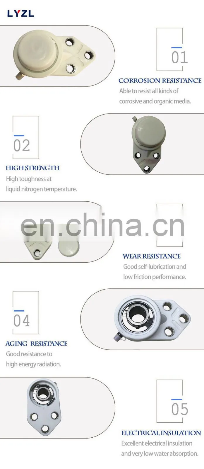 waterproof nylon Plastic plummer pillow block bearing SUCFB202 SUCFB203 SUCFB204 SUCFB205 SUCFB206 SUCFB207 SUCFB208