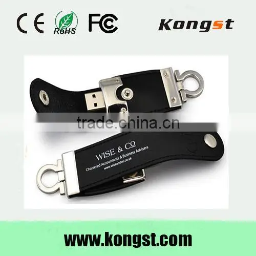 Leather,leather Material and USB 2.0 Interface Type otg usb flash drive