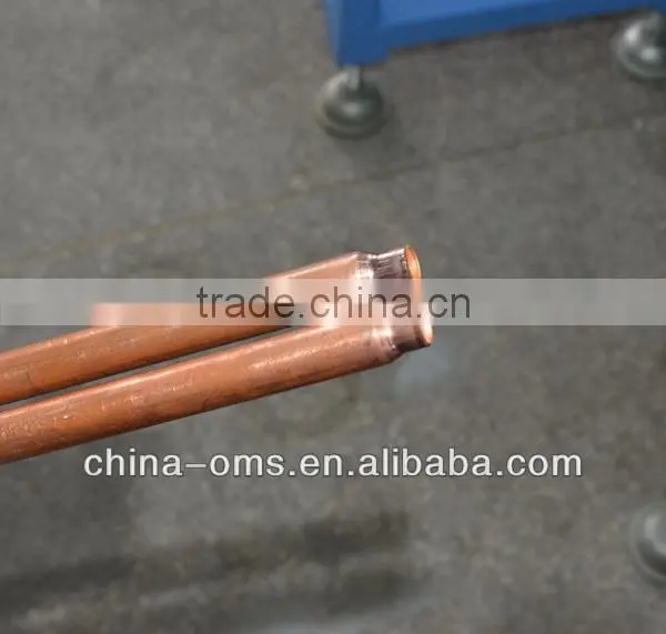 Auto loading and unloading tube end forming machine