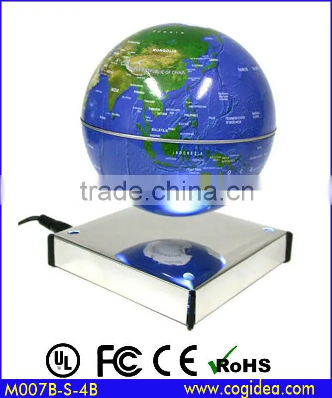 electromagnetic floating globe antigravity globe 4" globe