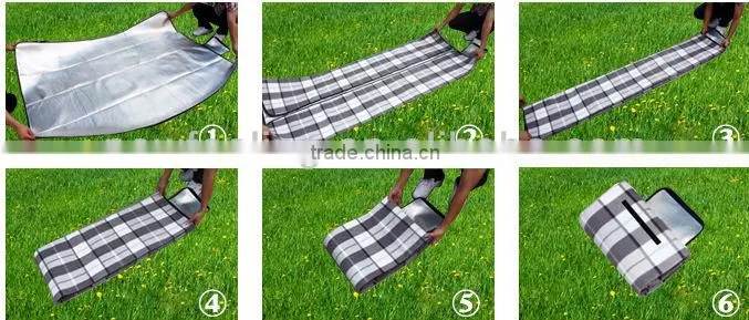 Sky Blue Waterproof Camping Mat for Outdoors and tent 200x150cm