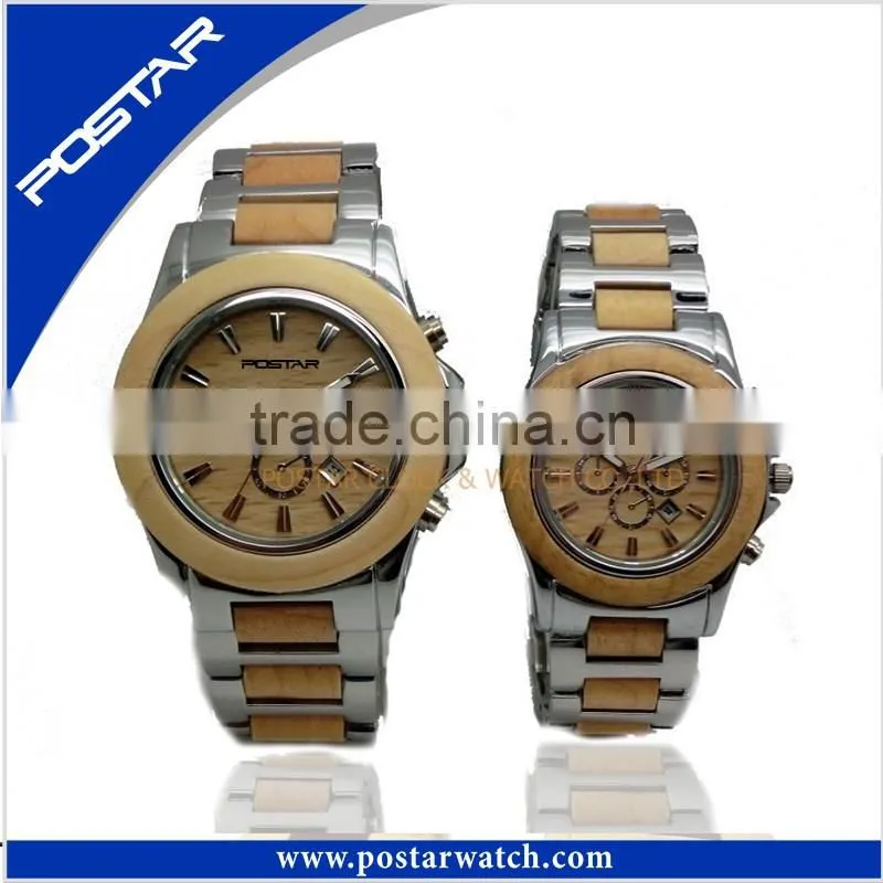 Quartz Fashion Sport Luxury Coin Charm Digital Type wooden watch face