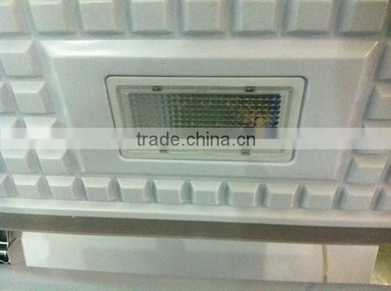 Silver color commercial slim freezer mini deep freezer price