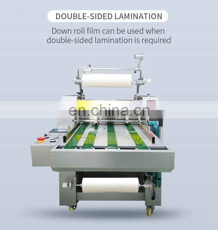 Professional Hydraulic Double Side A3 Hot Laminator Roll Laminating Machine With Automatic Breaking Function
