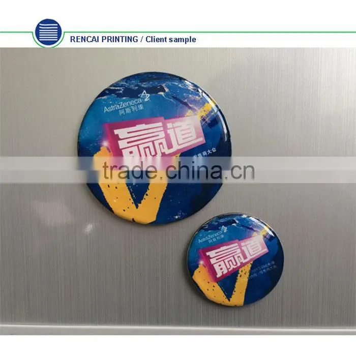 80mm size Custom metal fridge magnet