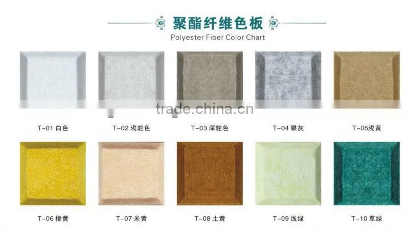 Noise Control Polyester Fibre Acoustic Panel for Recording Room