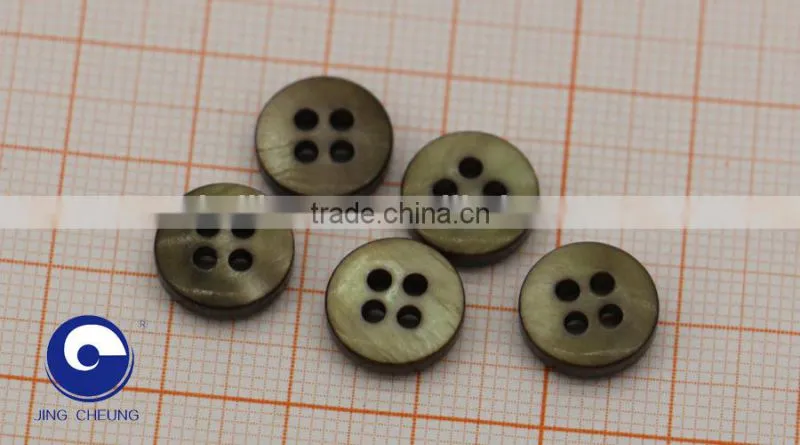 natural trocas shell fastener printing logo