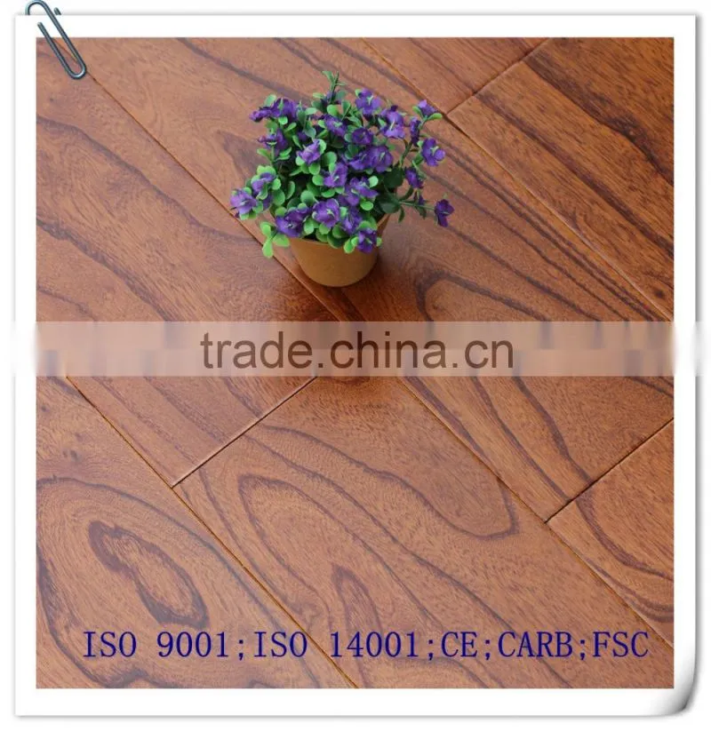 Hot sale Smooth Elm Multilayer Engineered wood Flooring Brownish Green