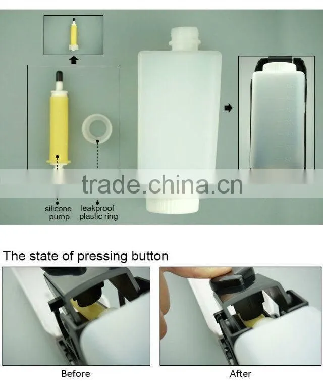 Cheap wholesale hotel hanging manual liquid soap dispenser YK1084
