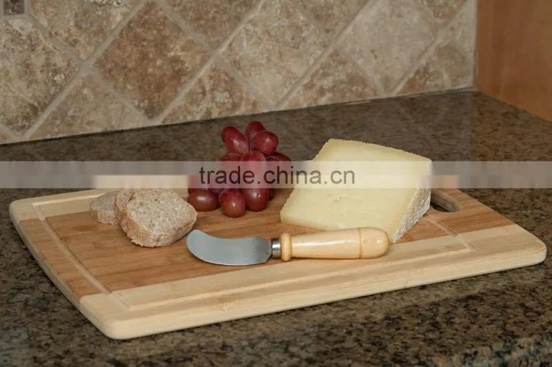 High-grade wooden cutting board for food