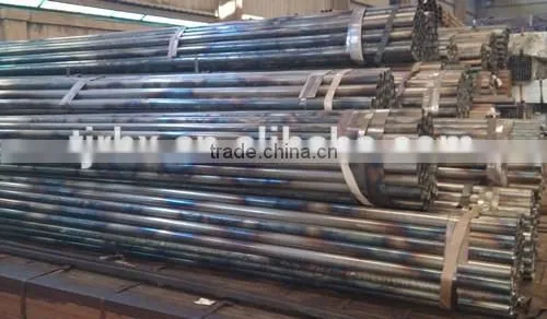 Welded black round steel pipe price