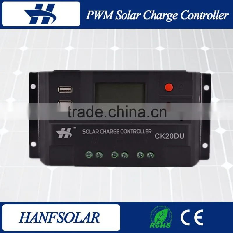 price PWM solar charge controller 20amp