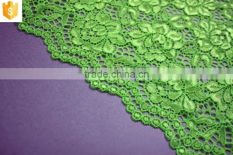 fancy candy green lace fabric