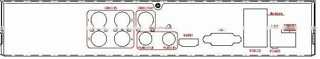 4 CH D1&CIF H.264DVR Mobile DVR