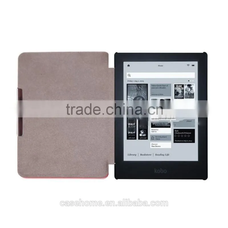E Reader Pu Leather Case For Kobo Aura H2O Smart Cover