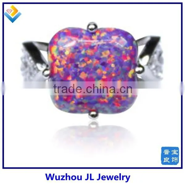 Fasion Silver Jewelry Design Opal Ring Silver Big Stone Opal Ring Hot Sale In Turkey